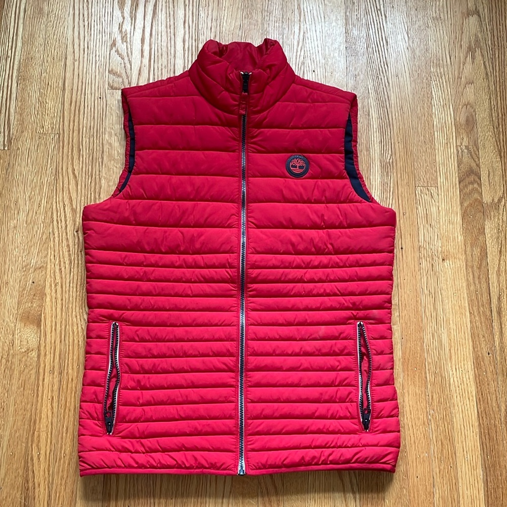 Timberland | Red Puffer Vest